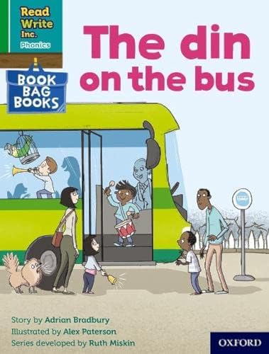 Read Write Inc. Phonics: The din on the bus (Green Set 1 Book Bag Book 1) von Oxford University Press