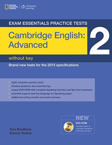 Exam Essentials Practice Tests: Cambridge English: Advanced (CAE) - Practice Tests 2: Practice Tests without Key, with DVD-ROM (Exam Essentials Practice Tests: 2nd edition)