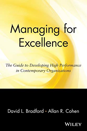 Managing for Excellence: The Guide to Developing High Performance in Contemporary Organizations: The Guide to Developing High Performance in ... Decision Making and Strategic Thinking) von Wiley