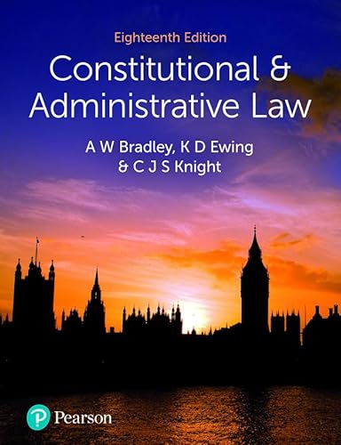 Constitutional and Administrative Law von Pearson Education Limited