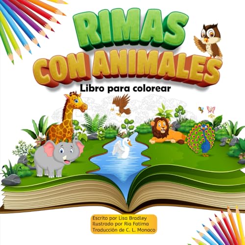 Rimas Con Animales: Libro para colorear von Independently published