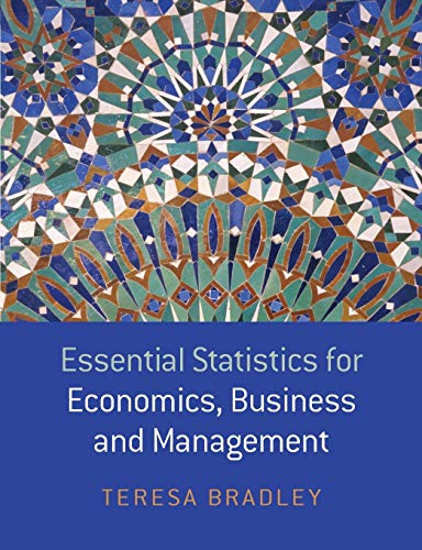 Essential Statistics for Economics, Business and Management von Wiley