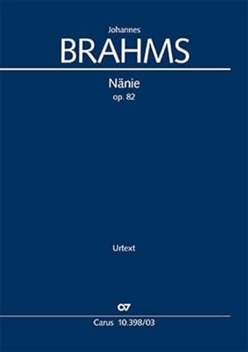 Nänie (Klavierauszug): op. 82, 1880