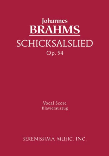 Schicksalslied, Op. 54 - Vocal Score