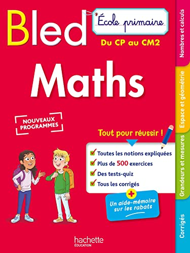 Bled Ecole primaire Maths du CP au CM2: Cu CP au CM2 von HACHETTE EDUC