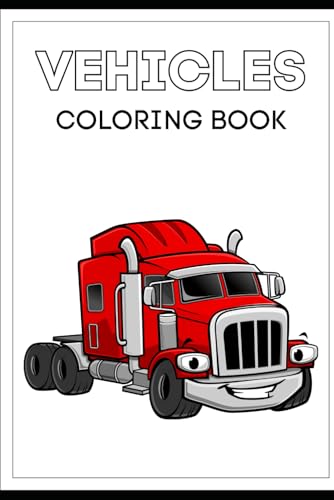 Vehicles Transport Coloring Book