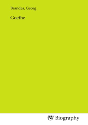 Goethe Goethe von MV-Biography