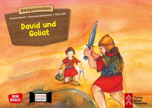 David und Goliat. Kamishibai Bildkartenset.: Kamishibai Bildkartenset. Entdecken. Erzählen. Begreifen. Kinderbibelgeschichten. (Bibelgeschichten für unser Erzähltheater) von Don Bosco
