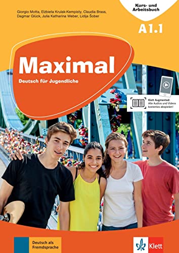 Maximal A1.1: Deutsch für Jugendliche. Kurs- und Arbeitsbuch mit Audios und Videos (Maximal: Deutsch für Jugendliche) von Klett