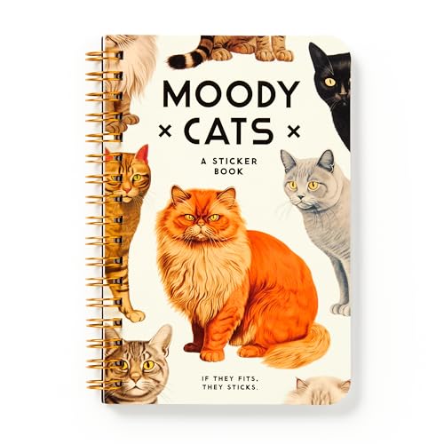Moody Cats Sticker Book (A Brass Monkey Sticker Book)