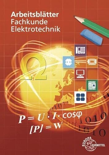 Arbeitsblätter Fachkunde Elektrotechnik von Europa-Lehrmittel