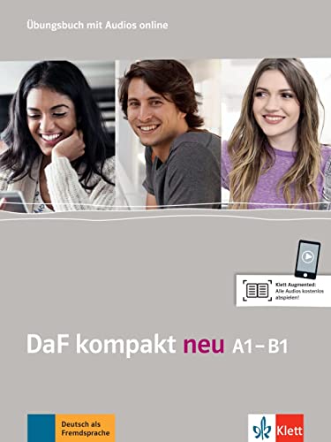 DaF kompakt neu A1-B1: Übungsbuch mit Audios