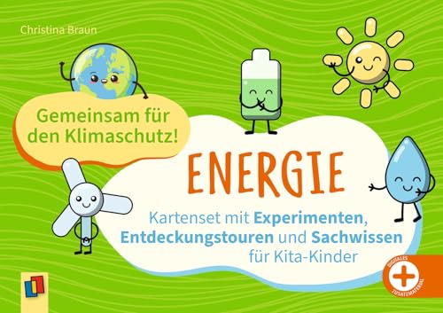 Gemeinsam für den Klimaschutz! Energie: Kartenset mit Experimenten, Entdeckungstouren und Sachwissen für Kita-Kinder Gemeinsam für den Klimaschutz! Energie: Kartenset mit Experimenten, Entdeckungstouren und Sachwissen für Kita-Kinder von Duden