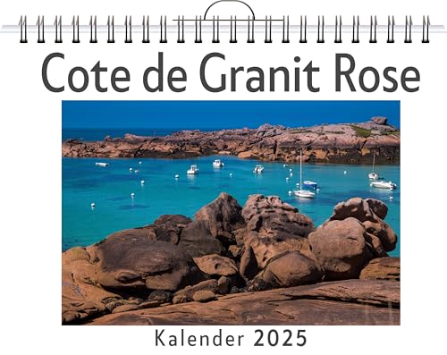 Cote de Granit Rose - (Wandkalender 2025, Kalender DIN A4 quer, Monatskalender im Querformat mit Kalendarium, das perfekte Geschenk) von FlipFlop