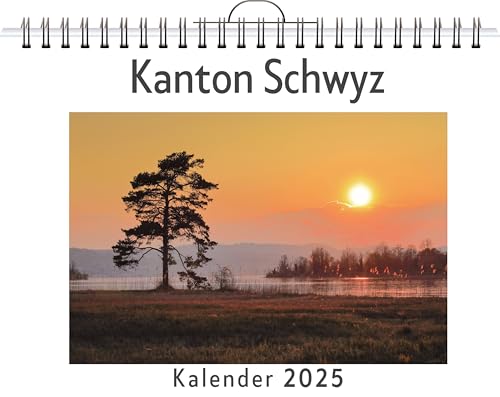 Kanton Schwyz - (Wandkalender 2025, Kalender DIN A4 quer, Monatskalender im Querformat mit Kalendarium, das perfekte Geschenk) von FlipFlop