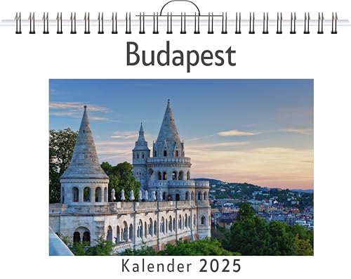 Budapest - (Wandkalender 2025, Kalender DIN A4 quer, Monatskalender im Querformat mit Kalendarium, das perfekte Geschenk) von FlipFlop