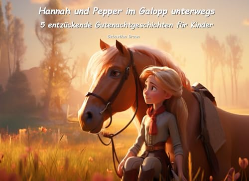 Hannah und Pepper im Galopp unterwegs: Fünf Gutenachtgeschichten für Kinder (Zauberhafte Gutenacht-Geschichten für Kinder)