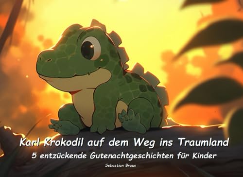 Karl Krokodil auf dem Weg ins Traumland - Entzückende Gutenachtgeschichten für Kinder: 5 zauberhafte Gutenachtgeschichten mit Karl Krokodil