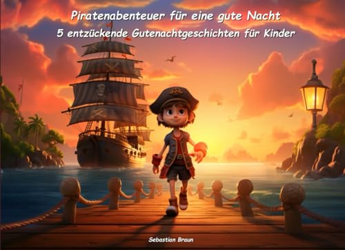 Piratenabenteuer für eine gute Nacht: Fünf entzückende Gutenachtgeschichten für Kinder (Zauberhafte Gutenacht-Geschichten für Kinder) von Independently published