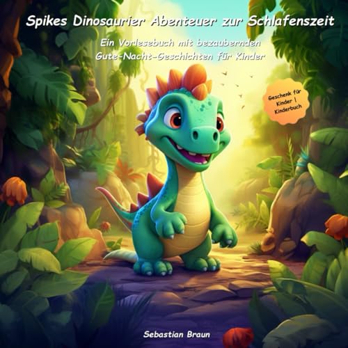 Spikes Dinosaurier Abenteuer zur Schlafenszeit: Ein Vorlesebuch mit bezaubernden Gute-Nacht-Geschichten für Kinder (Zauberhafte Gutenacht-Geschichten für Kinder)