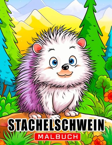 Stachelschwein Malbuch: Entspannen Sie sich und entfesseln Sie Ihre Kreativität mit 30 Ausmalbildern für alle Altersgruppen, perfekt als Geschenke zum Geburtstag oder zu jedem besonderen Anlass. von Independently published
