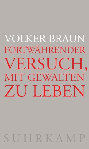 Fortwährender Versuch, mit Gewalten zu leben von Suhrkamp Verlag AG
