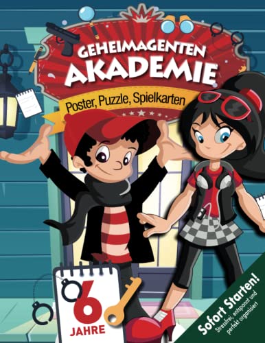 Akademie für Geheimagenten Schnitzeljagd (Kindergeburtstag) ab 6 Jahren: Mit dem Agenten-Armband geht es für euch auf eine spannende Schatzsuche voller Rätsel & Herausforderungen. (Bravo Schatzsuche)