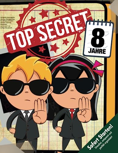 Aufregendes Geheimagenten-Abenteuer Kindergeburtstag Beschäftigung ab 8 Jahren: Abenteuer, Spannung, Geheimnisse - seid ihr bereit? Löst knifflige ... euch beim Agentenbuffet. (Bravo Schatzsuche) von Independently published