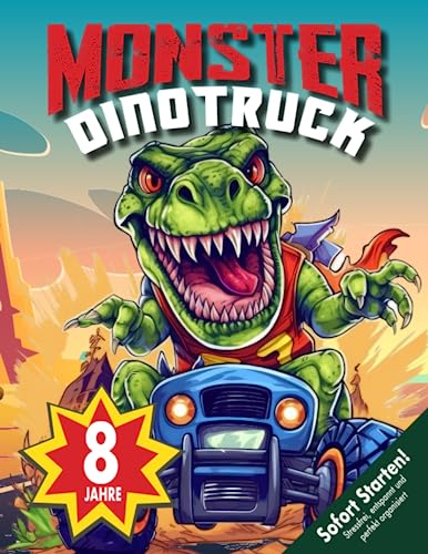 Auto Monstertruck Dinosaurier Schatzsuche Kindergeburtstag ab 8 Jahren: Gewinnt mit dieser Schnitzeljagd ein monströses Autorennen und findet ... - Knifflig - Los gehts! (Bravo Schatzsuche)