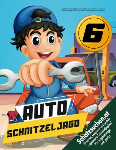 Auto Schatzsuche Schnitzeljagd Kindergeburtstag Spiel ab 6 Jahren: Werdet zu wahren Profi-Mechanikern und helft den Fahrern, das Rennen zu gewinnen! Ideales Auto-Partyspiel Jungs Auto Schatzsuche Schnitzeljagd Kindergeburtstag Spiel ab 6 Jahren: Werdet zu wahren Profi-Mechanikern und helft den Fahrern, das Rennen zu gewinnen! Ideales Auto-Partyspiel Jungs von Independently published