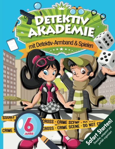 Detektiv-Akademie Schnitzeljagd (Kindergeburtstag) ab 6 Jahren: Mit dem Detektiv-Elitearmband geht es für euch auf eine spannende Schatzsuche voller Rätsel & Herausforderungen. (Bravo Schatzsuche)