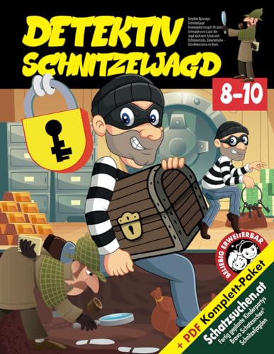 Detektiv Spionage Schnitzeljagd Kindergeburtstag 8-10 Jahre: Schnappt eure Lupe: Die Jagd nach dem Schatz mit Schlüsselcode, Cäsarscheibe - Alle Materialien im Buch. Detektiv Spionage Schnitzeljagd Kindergeburtstag 8-10 Jahre: Schnappt eure Lupe: Die Jagd nach dem Schatz mit Schlüsselcode, Cäsarscheibe - Alle Materialien im Buch.