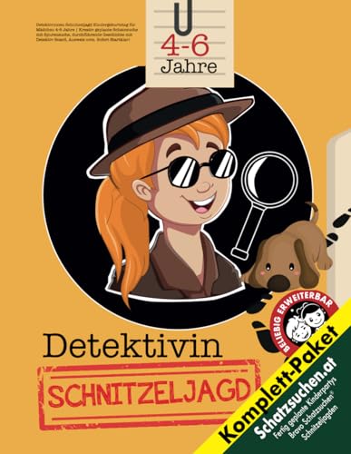 Detektivinnen Schnitzeljagd Kindergeburtstag für Mädchen 4-6 Jahre: Kreativ geplante Schatzsuche mit Spurensuche, durchführende Geschichte mit ... u.v.m. Sofort Startklar! (Bravo Schatzsuche)