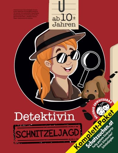 Detektivinnen Schnitzeljagd Schatzsuche Mädchen Kindergeburtstag ab 10 Jahren (Grundschüler): Spannende Fallermittlung mit Fußspuren & Fingerabdrücke ... (Bravo Schatzsuche) von Independently published