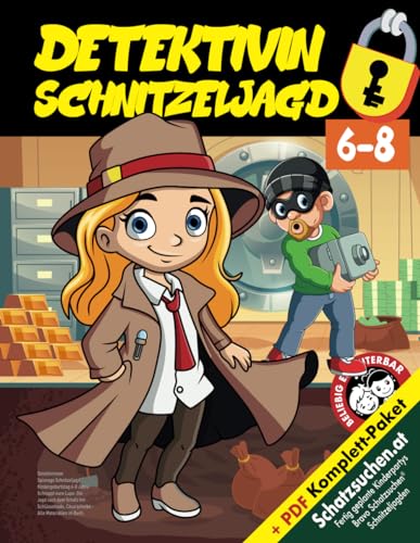 Detektivinnen Spionage Schnitzeljagd Kindergeburtstag 6-8 Jahre: Schnappt eure Lupe: Die Jagd nach dem Schatz mit Schlüsselcode, Cäsarscheibe - Alle Materialien im Buch. (Bravo Schatzsuche)