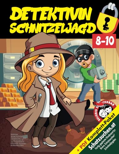 Detektivinnen Spionage Schnitzeljagd Kindergeburtstag 8-10 Jahre: Schnappt eure Lupe: Die Jagd nach dem Schatz mit Schlüsselcode, Cäsarscheibe - Alle Materialien im Buch. (Bravo Schatzsuche)