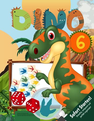 Dinosaurier Schnitzeljagd ab 6 Jahre: Wer hat Tyranno gekidnappt? Findet den Entführer und erhaltet einen mega Finderlohn! Mit Fußspuren lesen u.v.m. (Bravo Schatzsuche)