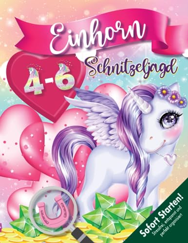 Einhorn Schnitzeljagd Kindergeburtstag 4-6 Jahre: Kreativ geplantes Schatzsuche-Einhornspiel zum Sofort Starten mit allen Materialien für Vielbeschäftigte & Liebhaber. Einhorn Schnitzeljagd Kindergeburtstag 4-6 Jahre: Kreativ geplantes Schatzsuche-Einhornspiel zum Sofort Starten mit allen Materialien für Vielbeschäftigte & Liebhaber.