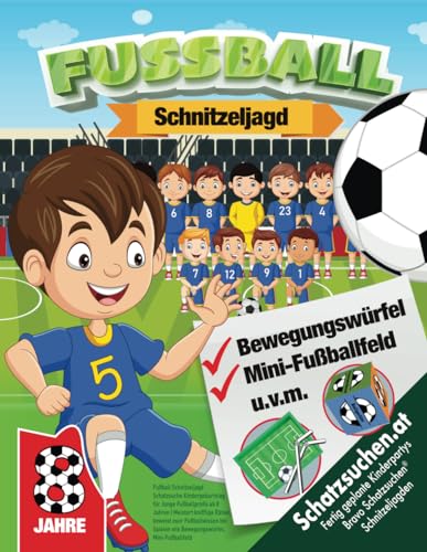 Fußball Schnitzeljagd Schatzsuche Kindergeburtstag für Junge Fußballprofis ab 8 Jahren: Meistert knifflige Rätsel, beweist euer Fußballwissen bei ... Mini-Fußballfeld (Bravo Schatzsuche)
