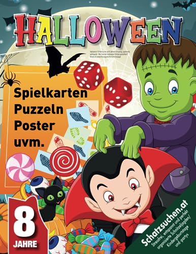 Halloween Schatzsuche ab 8 Jahre: Gruselig, spannend, aufregend - Wer hat den Halloween-Schatz gestohlen? Kreativ & abwechslungsreiche Schnitzeljagd (Bravo Schatzsuche)
