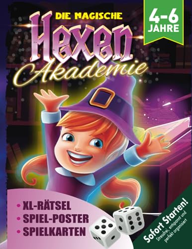 Hexen Abenteuer Schatzsuche Kindergeburtstag 4-6 Jahren: Holt euch das Elite-Hexenarmband, findet den Schatz und macht die magische Hexenakademie unsicher! (Bravo Schatzsuche)