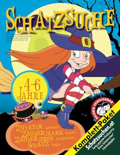 Hexen Schatzsuche Kindergeburtstag & Halloween 4-6 Jahre: Kreative & abwechslungsreiche Rätsel & Spiele. Zutaten sammeln, Zaubertrank brauen, Schatz finden. Sofort startklar! (Bravo Schatzsuche) Hexen Schatzsuche Kindergeburtstag & Halloween 4-6 Jahre: Kreative & abwechslungsreiche Rätsel & Spiele. Zutaten sammeln, Zaubertrank brauen, Schatz finden. Sofort startklar! (Bravo Schatzsuche)