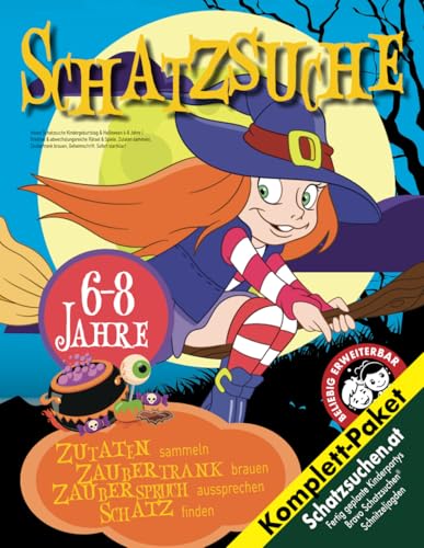 Hexen Schatzsuche Kindergeburtstag & Halloween 6-8 Jahre: Kreative & abwechslungsreiche Rätsel & Spiele. Zutaten sammeln, Zaubertrank brauen, Geheimschrift. Sofort startklar! (Bravo Schatzsuche) Hexen Schatzsuche Kindergeburtstag & Halloween 6-8 Jahre: Kreative & abwechslungsreiche Rätsel & Spiele. Zutaten sammeln, Zaubertrank brauen, Geheimschrift. Sofort startklar! (Bravo Schatzsuche)