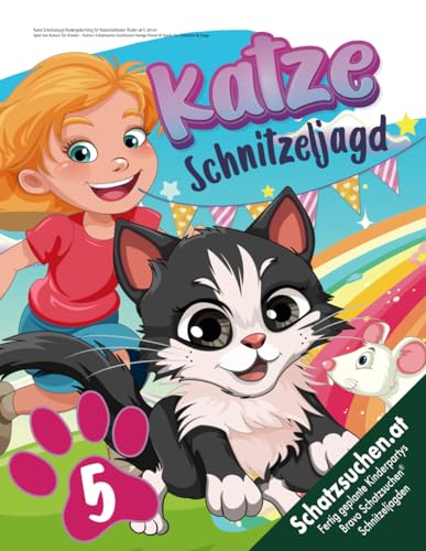Katze Schnitzeljagd Kindergeburtstag für Katzenliebhaber Kinder ab 5 Jahren: Spiel mit Katzen für Kinder - Katzen Schatzsuche kombiniert lustige Rätsel & Spiele für Mädchen & Junge (Bravo Schatzsuche) Katze Schnitzeljagd Kindergeburtstag für Katzenliebhaber Kinder ab 5 Jahren: Spiel mit Katzen für Kinder - Katzen Schatzsuche kombiniert lustige Rätsel & Spiele für Mädchen & Junge (Bravo Schatzsuche)