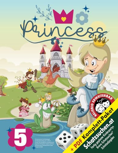 Prinzessinnen Party Schnitzeljagd Schatzsuche Kindergeburtstag Beschäftigung ab 5 Jahren: Findet das königliche Armband und begleitet Prinzessin ... in eine magische Welt (Bravo Schatzsuche)
