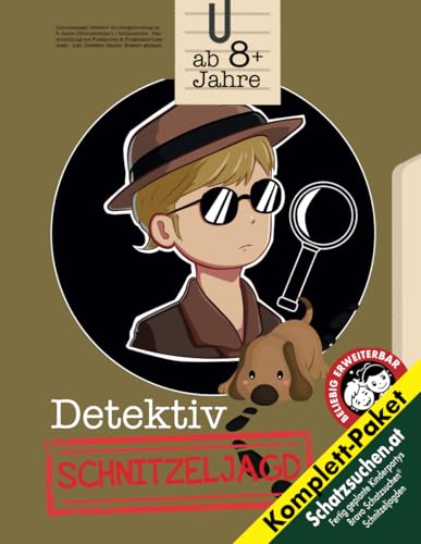 Schnitzeljagd Detektiv Kindergeburtstag ab 8 Jahre (Grundschüler): Schatzsuche mit Fallermittlungsposter - Fußspuren & Fingerabdrücke lesen - inkl. Detektiv-Hacks! Kreativ geplant. (Bravo Schatzsuche)