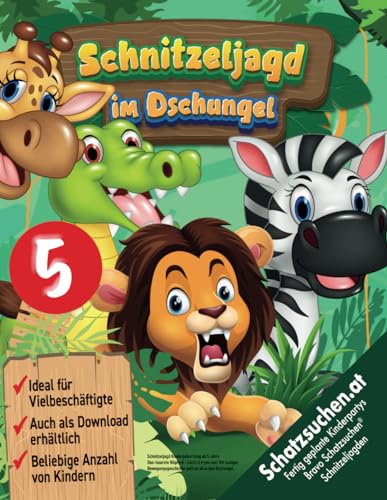 Schnitzeljagd Kindergeburtstag ab 5 Jahre: Das rosarote Nilpferd - Catch it if you can! Mit lustiger Bewegungsgeschichte geht es ab in den Dschungel. (Bravo Schatzsuche) Schnitzeljagd Kindergeburtstag ab 5 Jahre: Das rosarote Nilpferd - Catch it if you can! Mit lustiger Bewegungsgeschichte geht es ab in den Dschungel. (Bravo Schatzsuche)