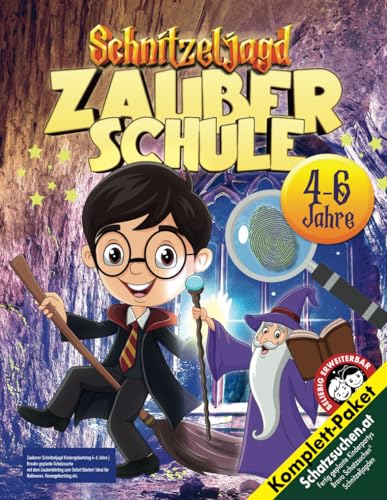 Zauberer Schnitzeljagd Kindergeburtstag 4-6 Jahre: Kreativ geplante Schatzsuche mit dem Zauberlehrling zum Sofort Starten! Ideal für Halloween, Hexengeburtstag etc. (Bravo Schatzsuche) von Independently published