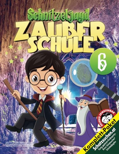 Zauberschule Schnitzeljagd Kindergeburtstag ab 6 Jahre: Kreativ geplante Schatzsuche mit dem Zauberlehrling zum Sofort Starten! Ideal für Halloween, Hexengeburtstag etc. (Bravo Schatzsuche)