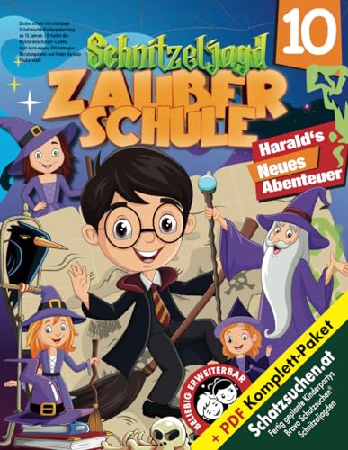 Zauberschule Schnitzeljagd Schatzsuche Kindergeburtstag ab 10 Jahren: Erhaltet die Mysterienschützer-Lizenz, baut eure eigene ... Haralds Zauberstab! (Bravo Schatzsuche)